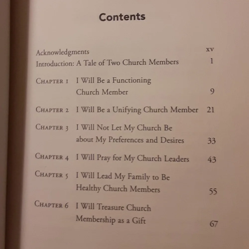 I AM A CHURCH MEMBER Hardcover Book By, Thom S. Rainer